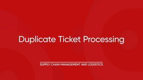 10. Duplicate Ticket Processing