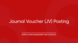 5. Journal Voucher Posting