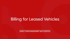 8. Billing for Leased Vehicles