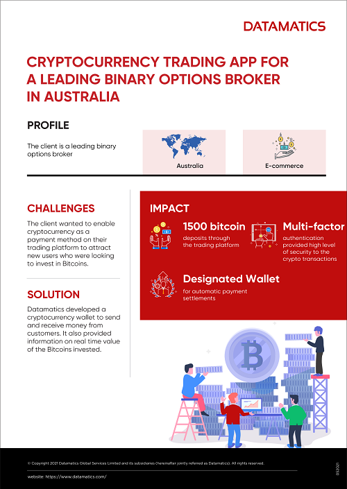 Case Study Infographic on Cryptocurrency Trading App Development