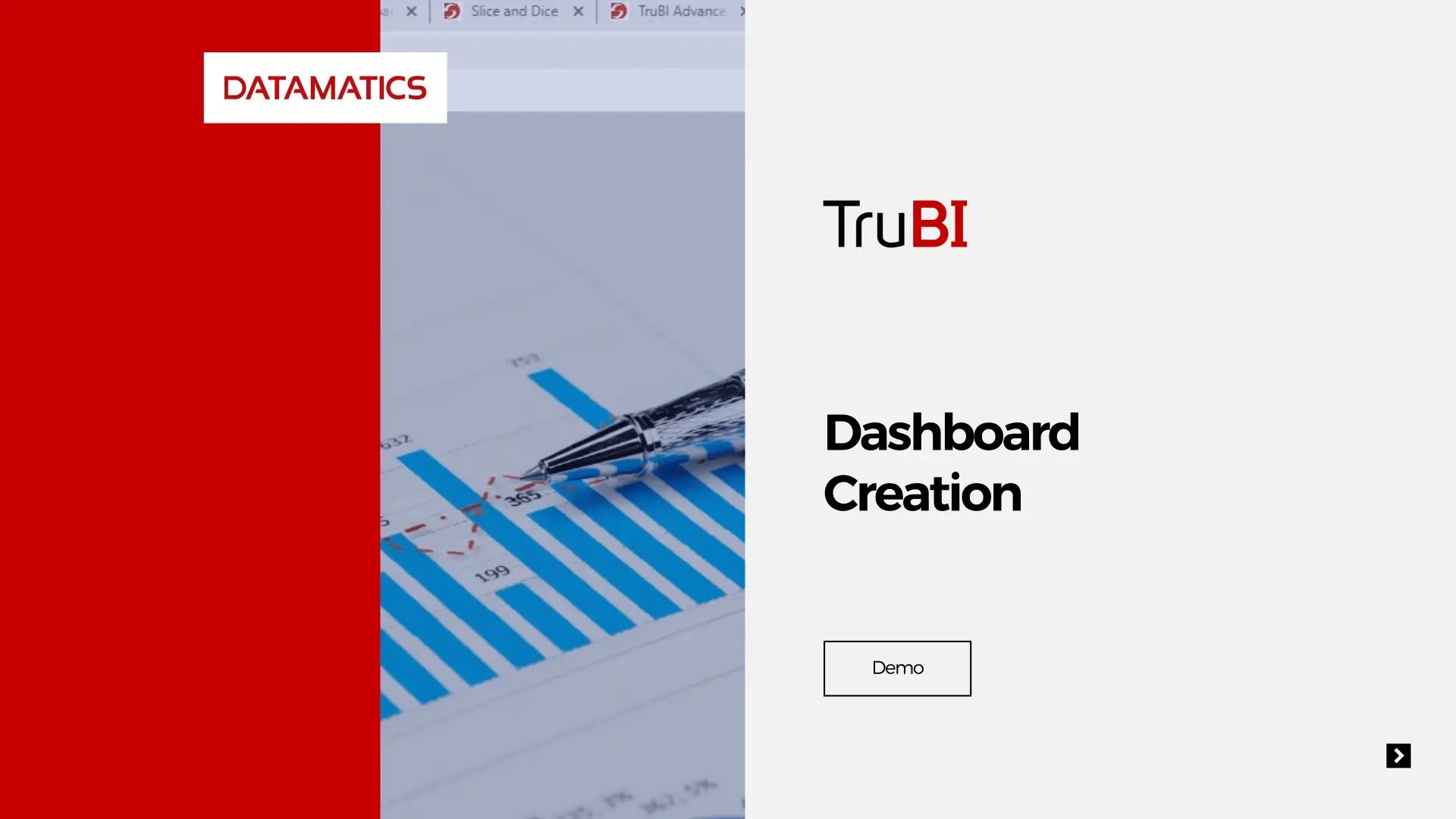 Datamatics TruBI Dashboard Creation Demo