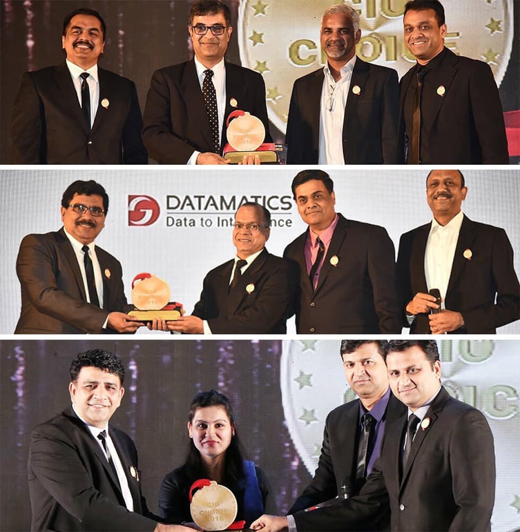 Datamatics creates a hat trick at the CIO Choice 2018 awards_1-1