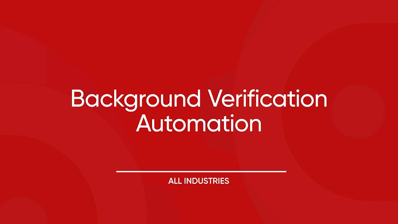 Demo On How Employee Background Verification Is Automated
