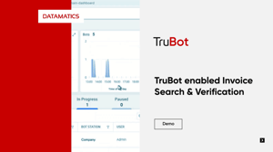 TruBot enabled Invoice Search and Verification