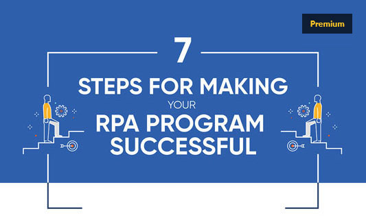 7 Steps for Making your RPA Program Successful Infographics