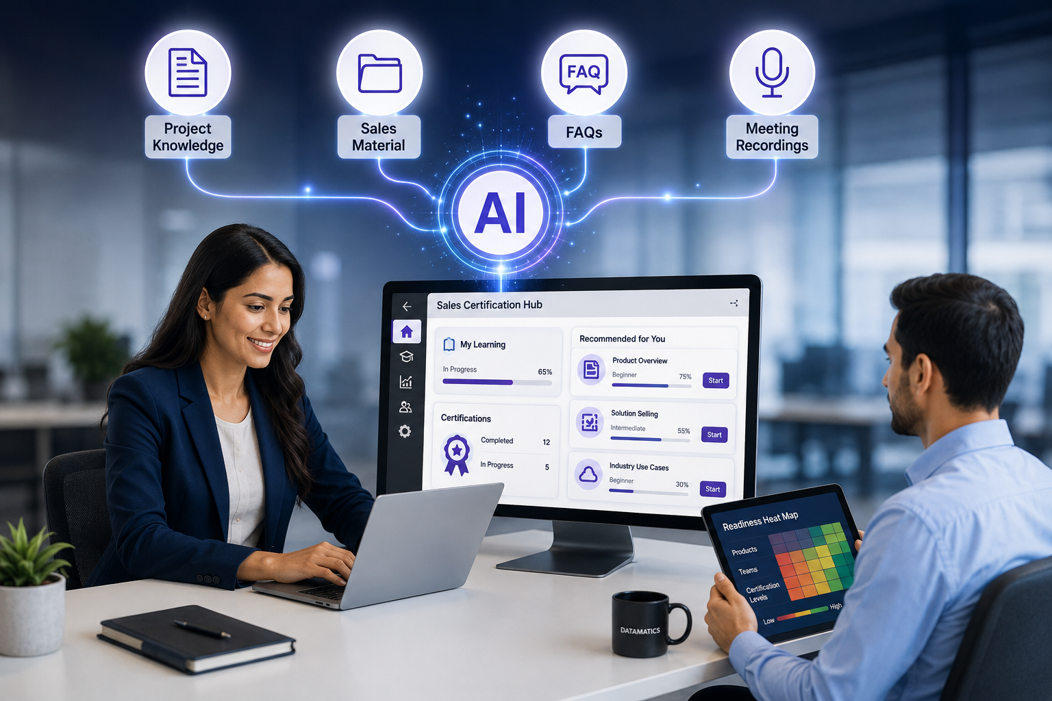 AI-Powered Sales Certification Hub - cover story image