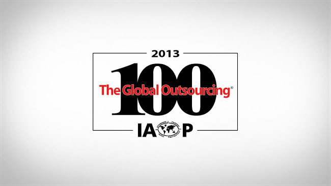 IAOP 2013 Global Outsourcing 100 List