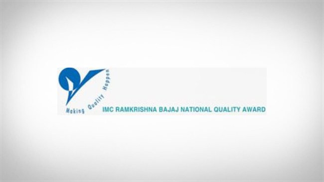 Won the IMC Ramkrishna Bajaj National Quality Award