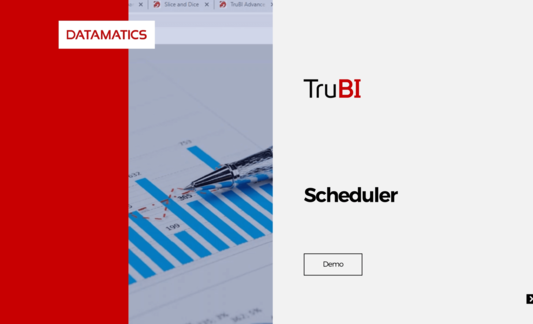 Datamatics TruBI Scheduler Demo