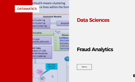 Data Sciences - Fraud Analytics Demo Video