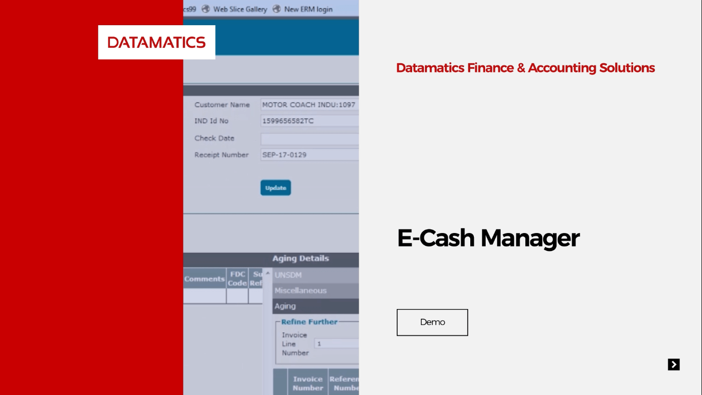 e-Cash Manager Demo