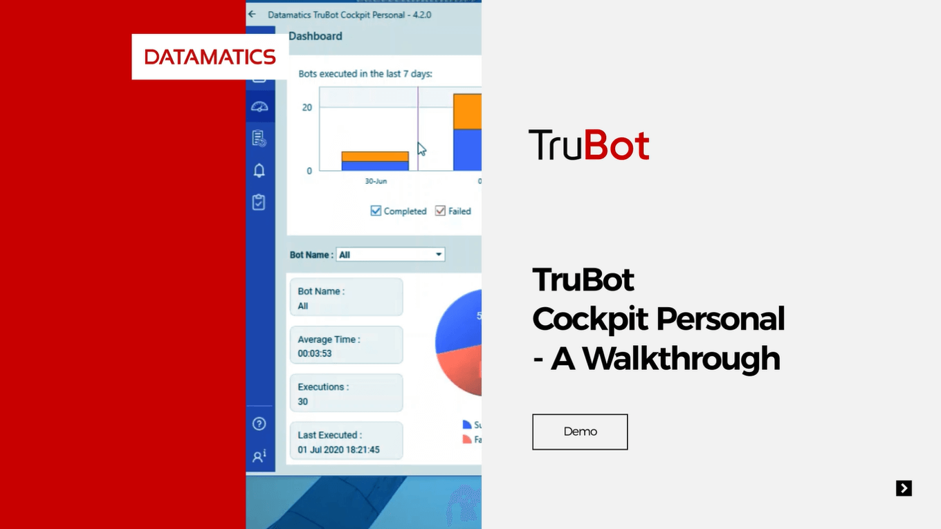 TruBot Cockpit Personal - A Walkthrough Demo